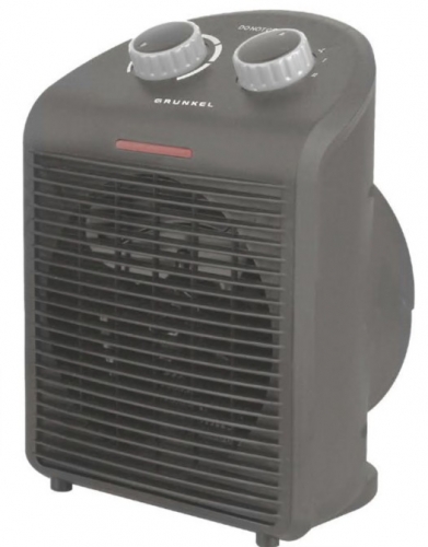 Termoventilador Grunkel WB-2000PLUSNG – 2000 W, 2 níveis de potência, cinzento escuro