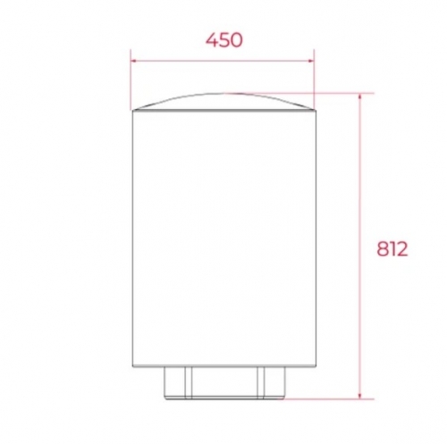 Termoacumulador TEKA EWH 31080 CWH – 80 L, 1500 W, Classe B