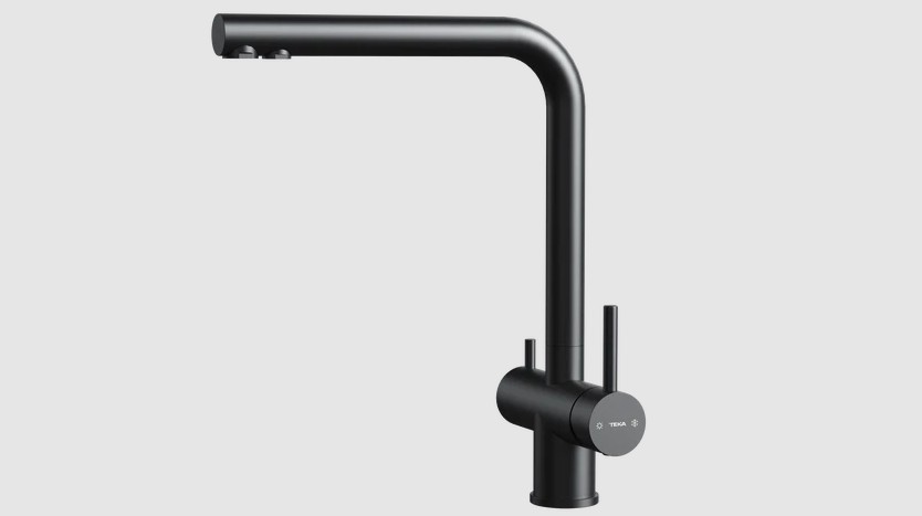Torneira de Cozinha Teka UNI 3330 BK – 3 Vias para Água Filtrada e Não Filtrada