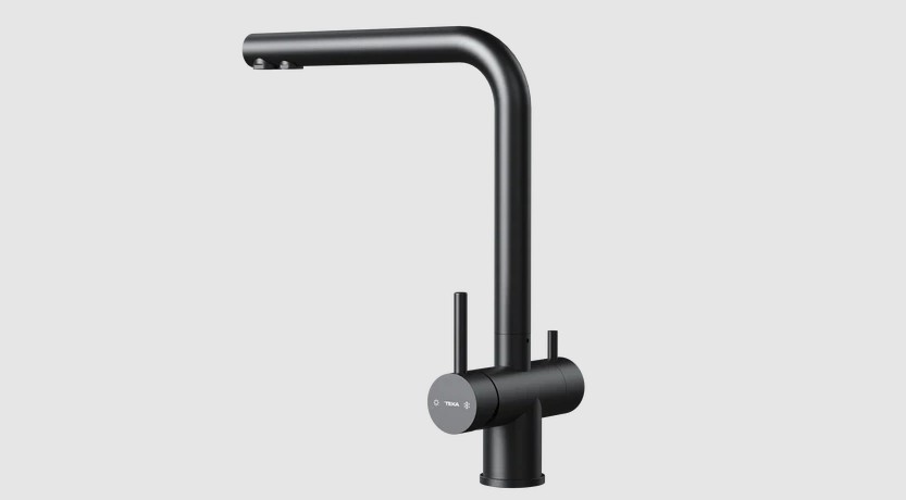Torneira de Cozinha Teka UNI 3330 BK – 3 Vias para Água Filtrada e Não Filtrada