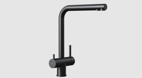 Torneira de Cozinha Teka UNI 3330 BK – 3 Vias para Água Filtrada e Não Filtrada