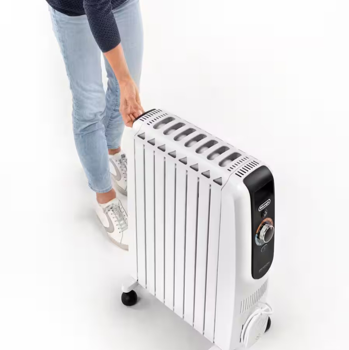 Aquecedor Radiador a Óleo DE'LONGHI TRD50820 – 2000 W, Dragon EasyTronic
