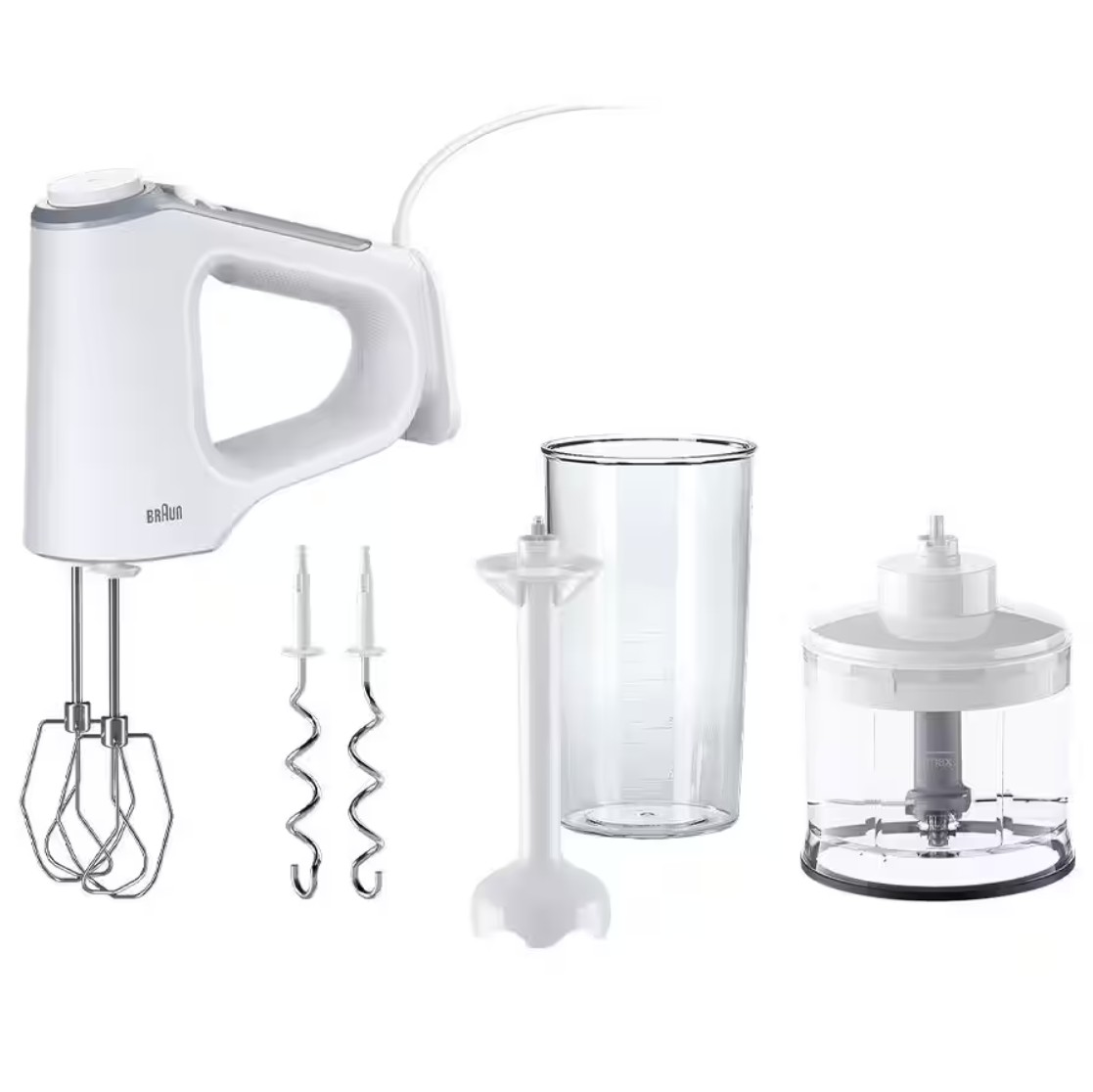 Batedeira Braun HM3235WH MultiMix 3 550W com acessórios