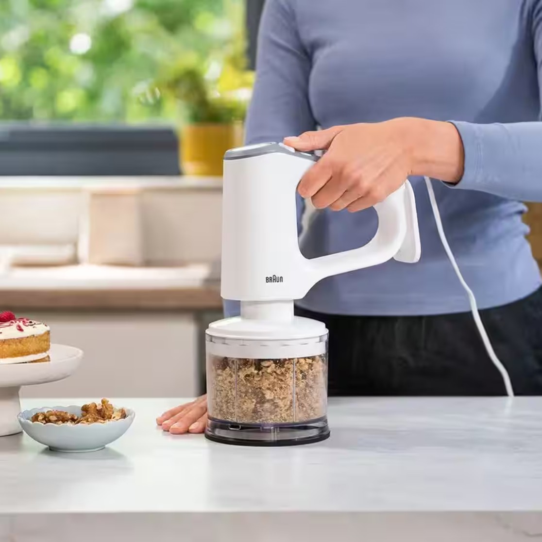 Batedeira Braun HM3235WH MultiMix 3 550W com acessórios