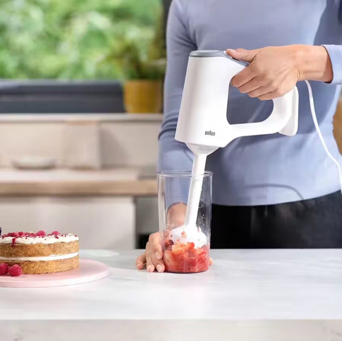 Batedeira Braun HM3235WH MultiMix 3 550W com acessórios