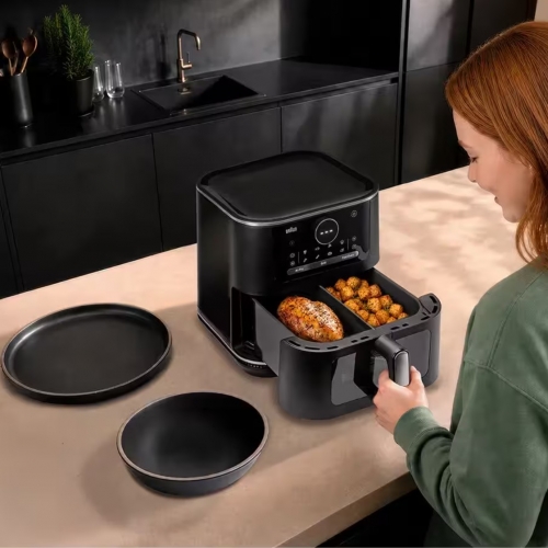 Fritadeira sem Óleo Braun MultiFry 8L 2200W – HF7056IBK