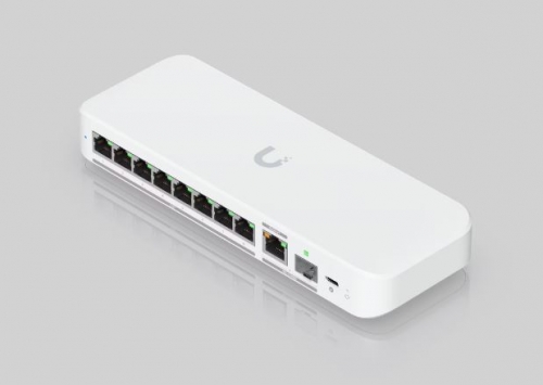 Switch Ubiquiti UniFi Flex 2.5G 8 Portas 2.5GbE com Uplink 10GbE USB-C/PoE+ - USW-FLEX-2.5G-8