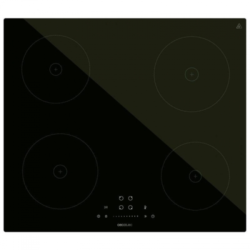 Placa de Indução Cecotec Bolero Squad I 4200, 4 Zonas, 9 Níveis de Potência, Booster, Touch Slider, 7200 W – 01969