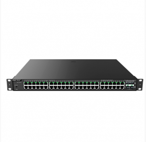 Switch Ruijie Reyee RG-NBS3100-48GT4SFP-P — 52 Portas Gigabit Layer 2 Cloud Managed PoE+, 370 W