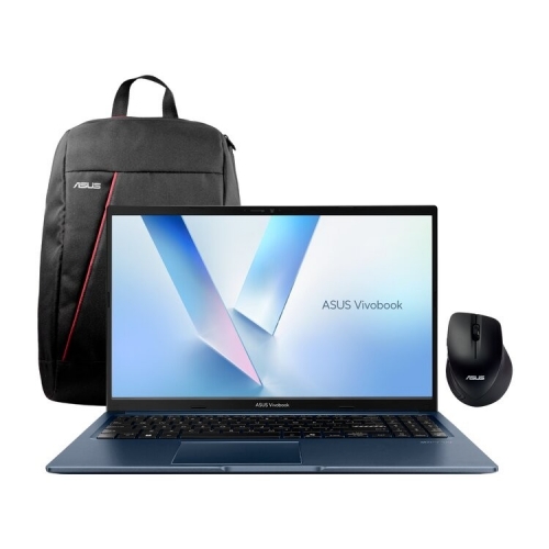 Portátil ASUS Vivobook M1502NAQ-R51BDL - 15.6-inch AMD RyzenT 5 150 3.3GH 24GB 512GB WIN 11 Home Kit + Backpack + Rato
