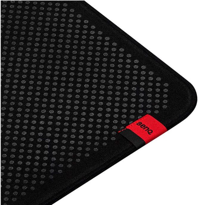 Tapete de rato BenQ ZOWIE G-TR Large para Gaming/eSports, 470 × 390 × 3,5 mm, superfície em tecido com resistência à humidade, base de borracha antiderrapante e bordas cosidas, preto — 9H.N53FQ.A2E.