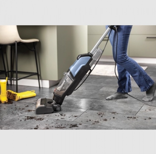 Aspirador BISSELL CrossWave EdgeFind Select 4136N  - Lava e Aspira Multissuperfícies com Fio, Tecnologia ZeroGap e FurFinder LED