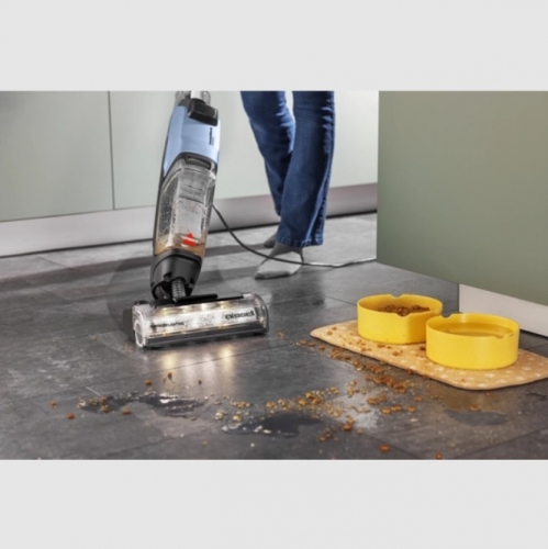 Aspirador BISSELL CrossWave EdgeFind Select 4136N  - Lava e Aspira Multissuperfícies com Fio, Tecnologia ZeroGap e FurFinder LED