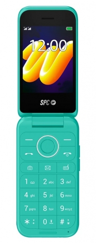 Telemóvel SPC Wild 2336V - 4G Dual SIM com Tampa, Ecrã Duplo 2,8" + 1,77", Câmara 2MP, Botão SOS, Rádio FM, 1600mAh, Verde