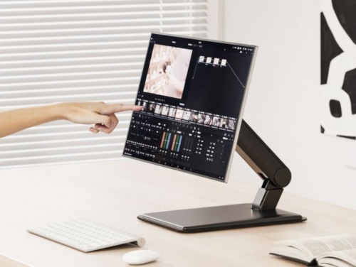 Suporte de Mesa para Monitor EQUIP ERGO 650124 – 17" a 32", VESA, Inclinação, Rotação 180° – Preto
