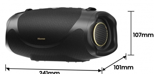 Coluna Bluetooth Hisense WeBoom, 70W RMS, IP67, Autonomia 24h