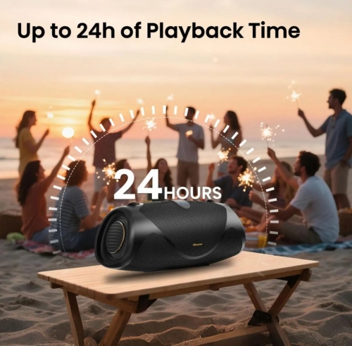 Coluna Bluetooth Hisense WeBoom, 70W RMS, IP67, Autonomia 24h