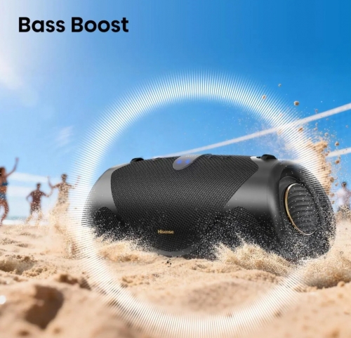 Coluna Bluetooth Hisense WeBoom, 70W RMS, IP67, Autonomia 24h