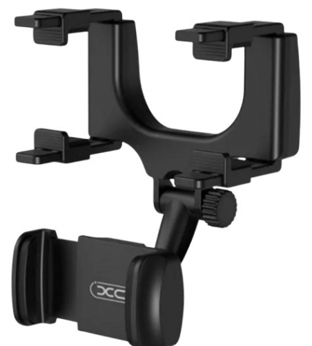 Suporte de Telemóvel XO C70 - para Espelho Retrovisor, Preto