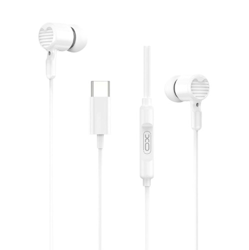 Auriculares XO EP81 - Intra-Auriculares com Fio USB-C, Branco
