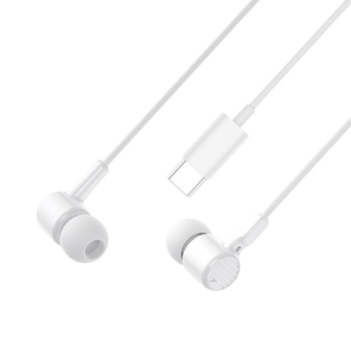 Auriculares XO EP81 - Intra-Auriculares com Fio USB-C, Branco