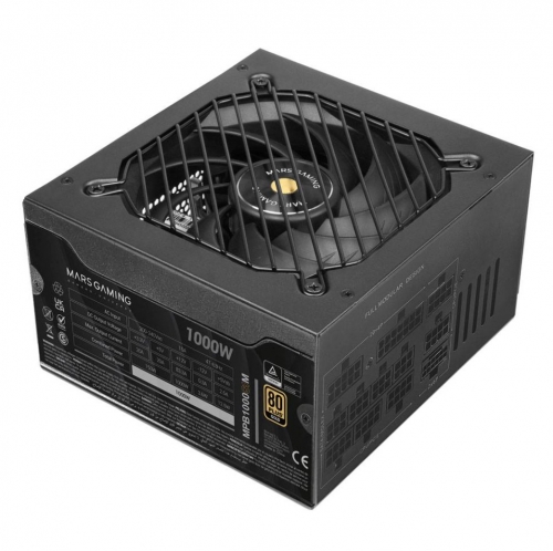 Fonte de Alimentação Mars Gaming ATX Modular 1000 W 80 Plus Gold, Preta – MPB1000SIM