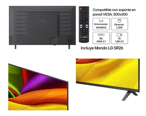 TV LG 50NU85CB6LA - 50" NANO 4K UHD Smart TV, HDR10, webOS, Slim