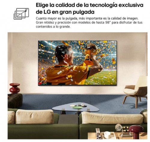 TV LG 50NU85CB6LA - 50" NANO 4K UHD Smart TV, HDR10, webOS, Slim