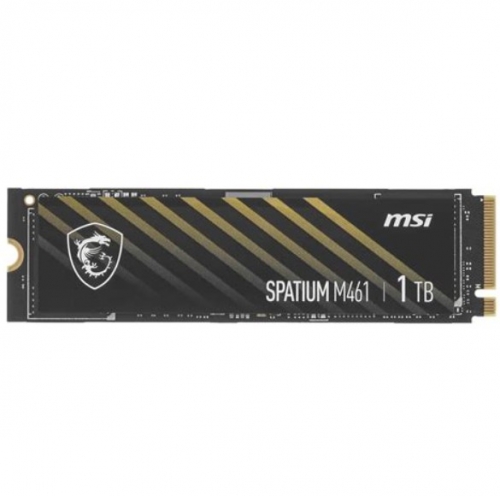 Disco SSD MSI SPATIUM M461 1TB - Interno M.2 2280 PCIe 4.0 NVMe, 5000 MB/s Leitura, 4200 MB/s Gravação – S78-440L1D0-P83