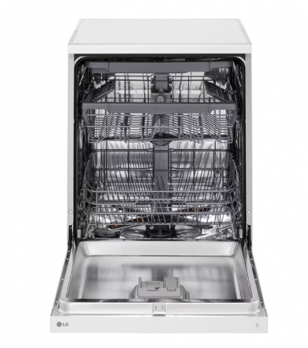 Máquina de Lavar Loiça LG DF273FWS – 14 Talheres, 8 Opções, QuadWash, TrueSteam, Classe A, Branca