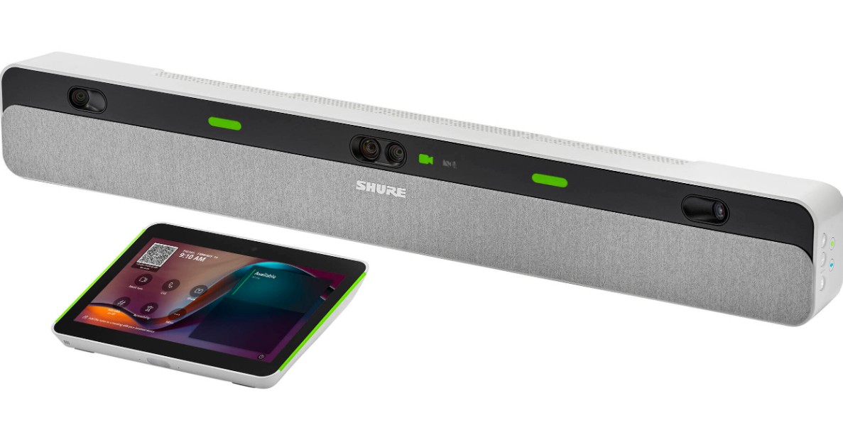 Sistema de conferência audiovisual Shure Microflex Advance MXA902, White – IMXBPK-W-E.