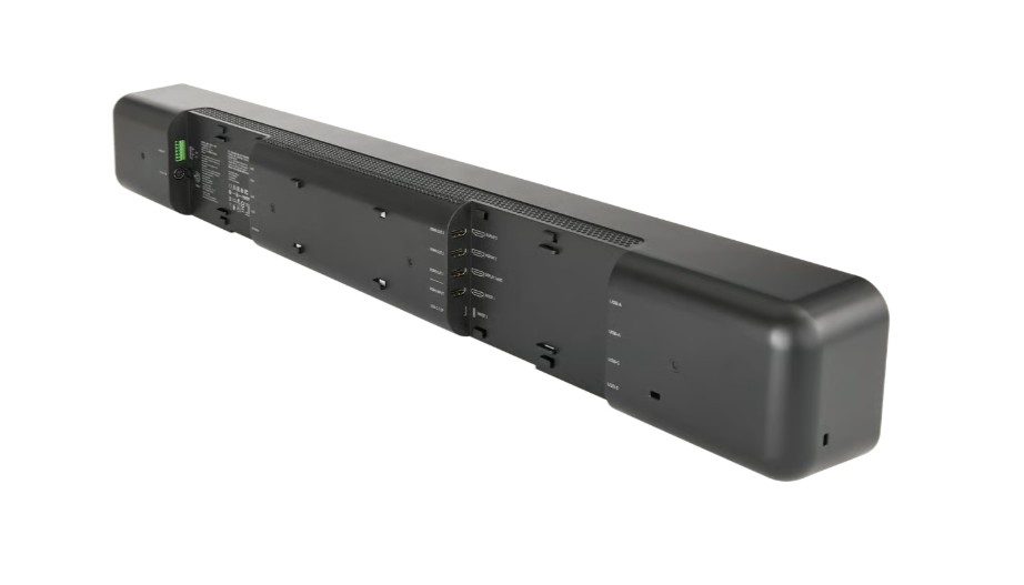 Kit de Videoconferência Shure IntelliMix Bar Pro, barra de vídeo 4K, painel tátil 10", PoE, preto – IMXBPK-B-E.