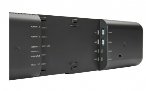 Kit de Videoconferência Shure IntelliMix Bar Pro, barra de vídeo 4K, painel tátil 10", PoE, preto – IMXBPK-B-E.