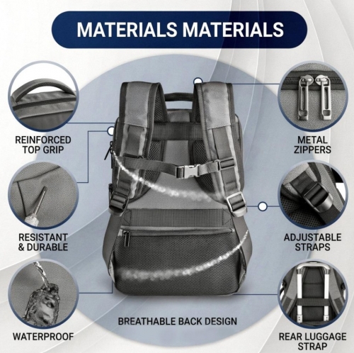Mochila expansível NGS SACKS HORIZON para portátil até 14,1", cinzenta – SACKSHORIZON.