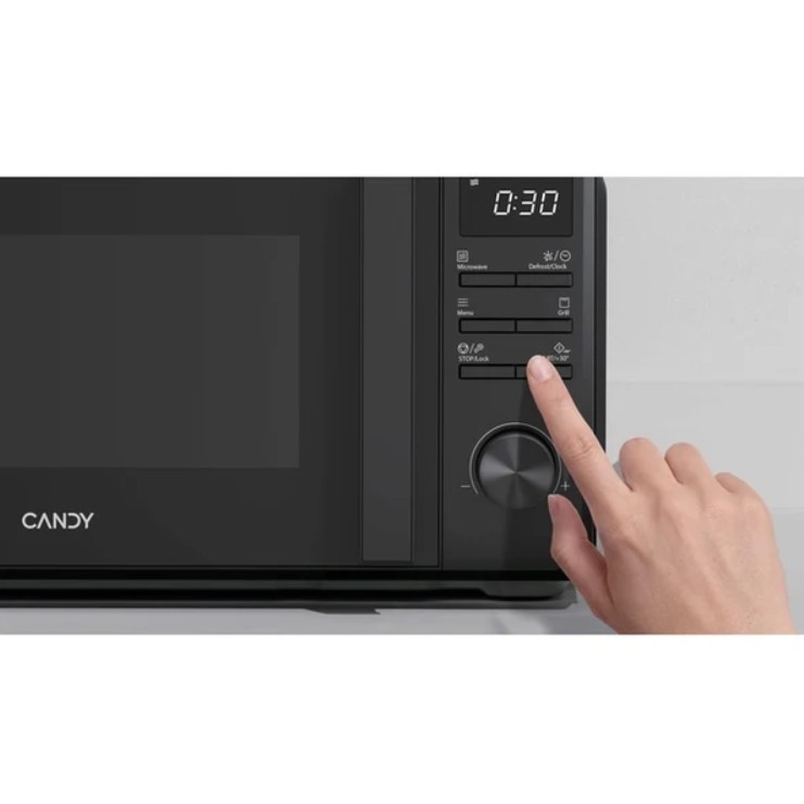 Micro-ondas Candy 20 L – 700 W – Grelhador 800 W – 8 Programas – Preto