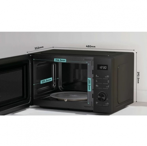 MICRO-ONDAS CANDY 25 L – 850 W COM GRELHADOR – CMW525GDB 011 PRETO