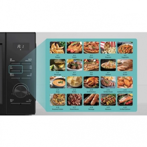 MICRO-ONDAS CANDY 25 L – 850 W COM GRELHADOR – CMW525GDB 011 PRETO