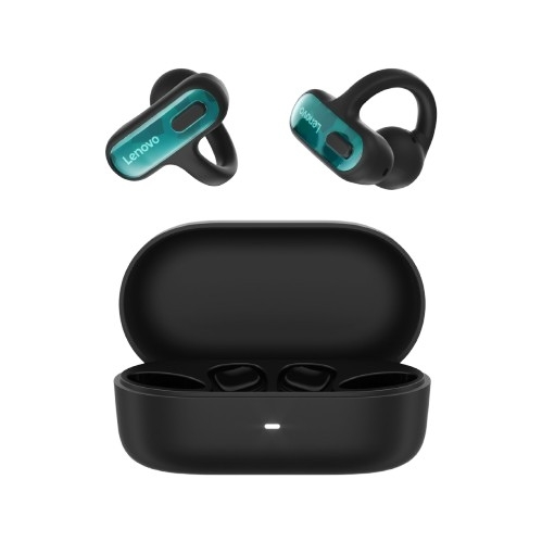 Auriculares Lenovo Open-Ear Clip-On Earbuds X500 – Bluetooth 6.0 – Preto - GXD1U67590