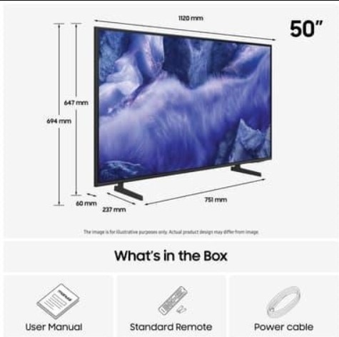 TV Samsung TQ50QEF1A QLED 50" 4K UHD Vision AI