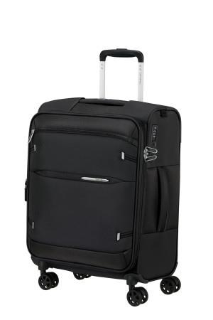 Mala Samsonite GoTwist Spinner 55/20 EXP - de viagem de cabine expansível, 4 rodas duplas, 42/48 L, preta — 159919-1041