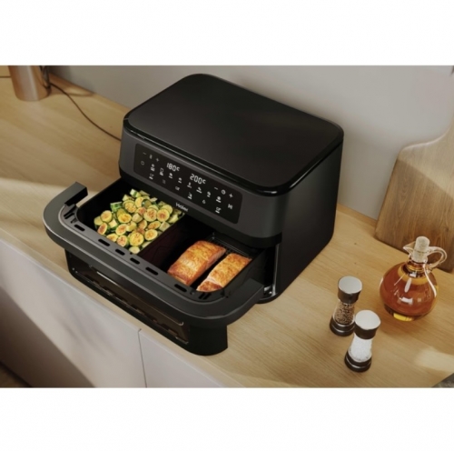 Fritadeira sem óleo Haier I-Master Série 3 Flex Gaveta Dupla HAF3ADW 011, 11 litros, 1500W