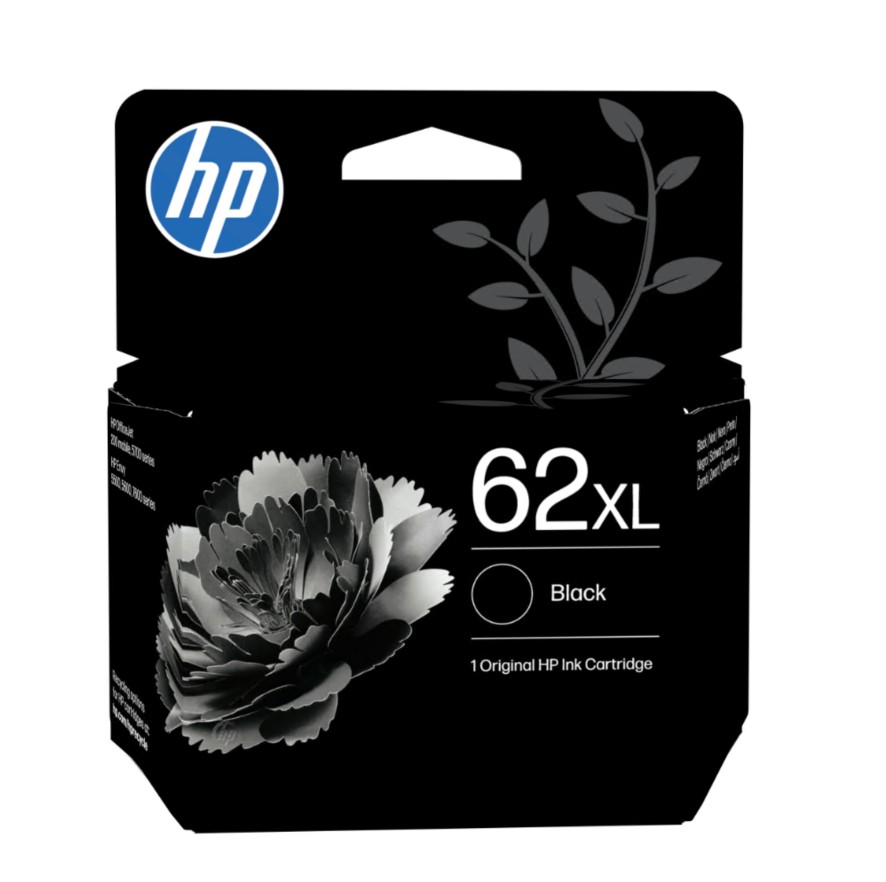 Tinteiro Original HP 62 Preto – C2P04AE