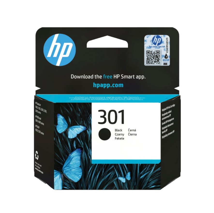 Tinteiro HP 301 Original Preto – CH561EE