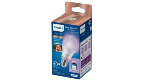Lâmpada LED Inteligente Philips A60 E27 RGB – 8,5 W, 806 lm - 929003601021
