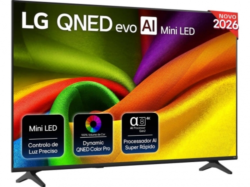 Smart TV LG 50" QNED evo AI Mini-LED 4K – 50QNED8MB6C.AEU