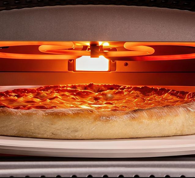 Forno de Pizza Cecotec Pizza&Co 500 Gyro 500 ºC com Pedra Giratória e 8 Menus