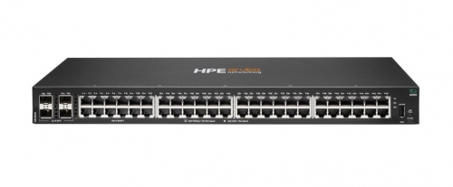 Switch HPE Aruba Networking CX 6000, 48 × 10/100/1000 RJ-45, 4 × SFP 1GbE, Layer 2, gerido, sem PoE, formato 1U — R8N86B#ABB.