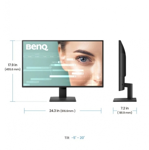 Monitor BenQ GW2790P 27" FHD 120Hz Eye-Care — 9H.LPFLJ.LBE