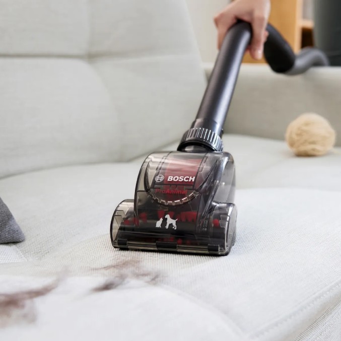 Aspirador com Saco Bosch Serie 8 ProAnimal BGB8PET0L, 890 W, 5 L, Filtro HEPA, Vermelho
