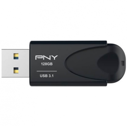 Pen Drive PNY Attaché 4 – 128 GB USB 3.1 Type-A – Preto – FD128ATT431KK-EF